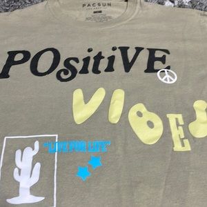 2 shirts for One Life is Good and Positive Vibes